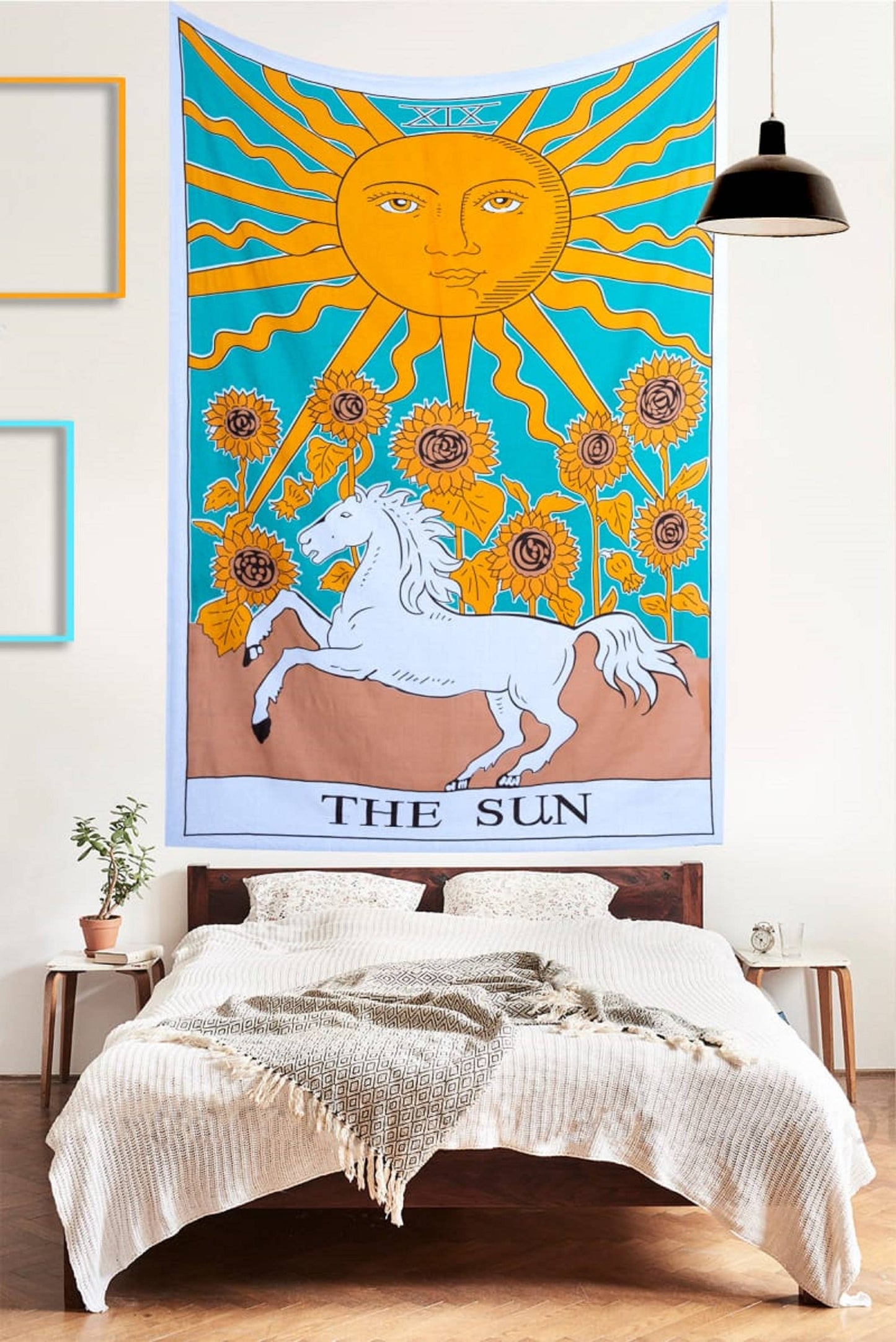 The Sun Horse Tapestry Wall Hanging Decor Medieval Europe