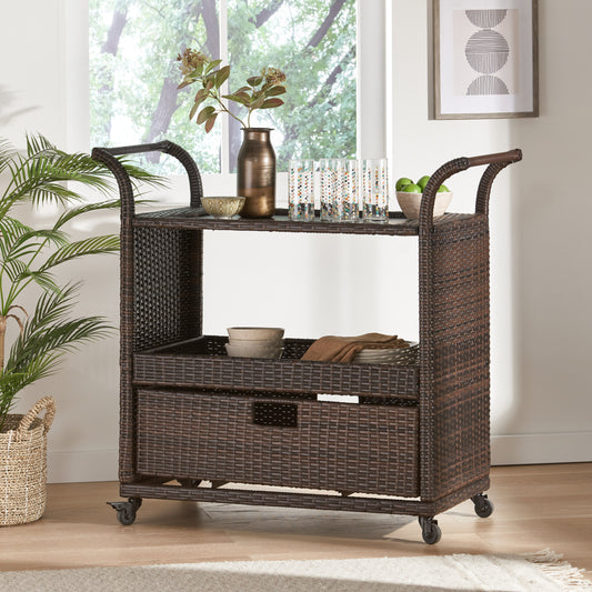 Shelton Patio Bar Cart