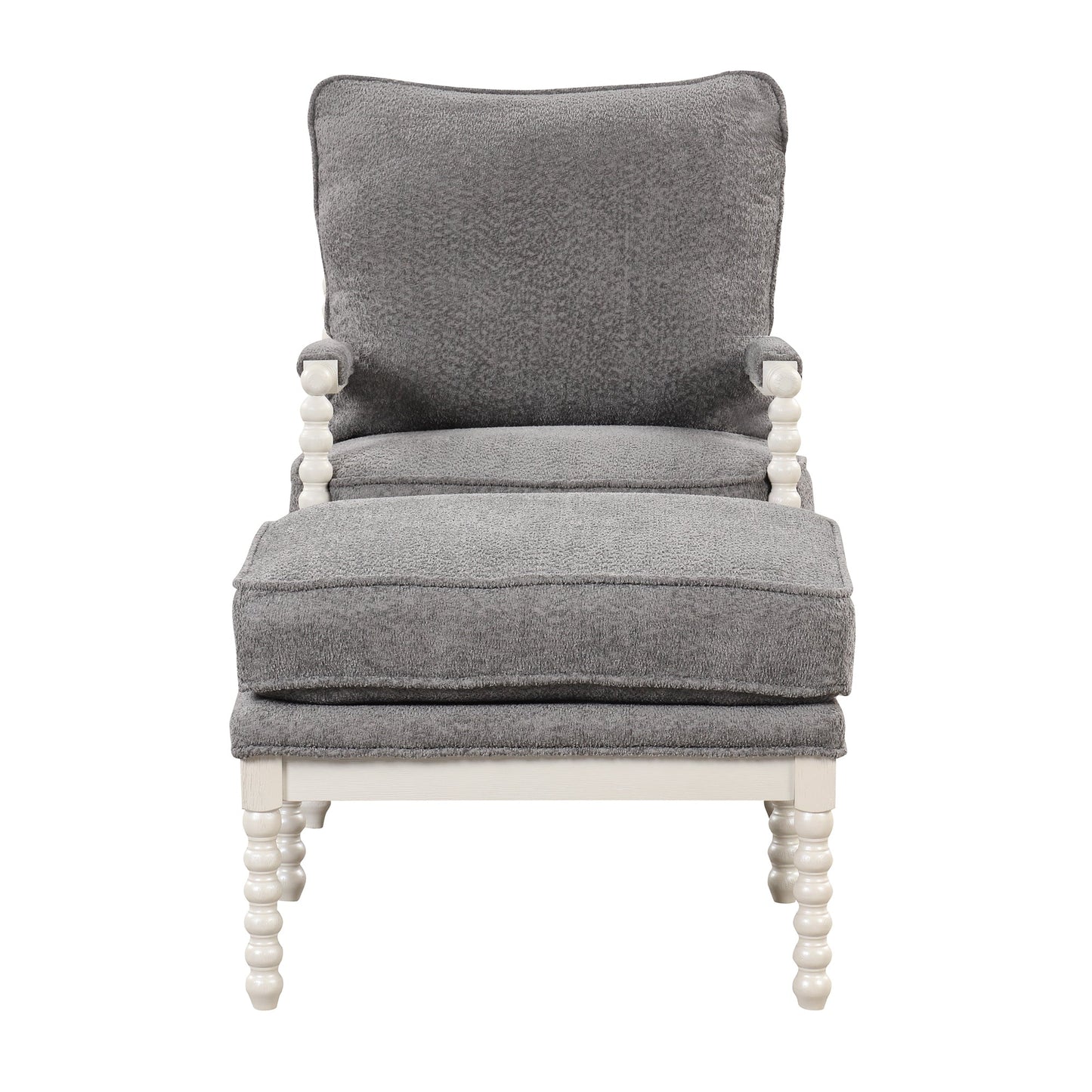 Bungalow Rose Upholstered Armchair- Grey