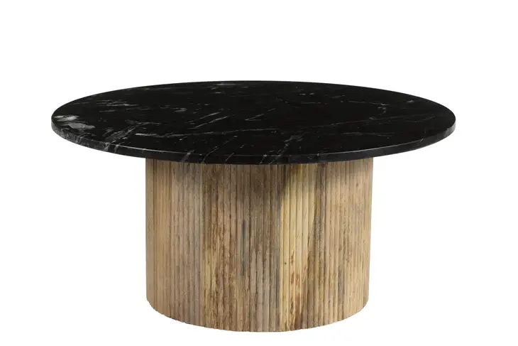 Luisago Black Marble Coffee Table