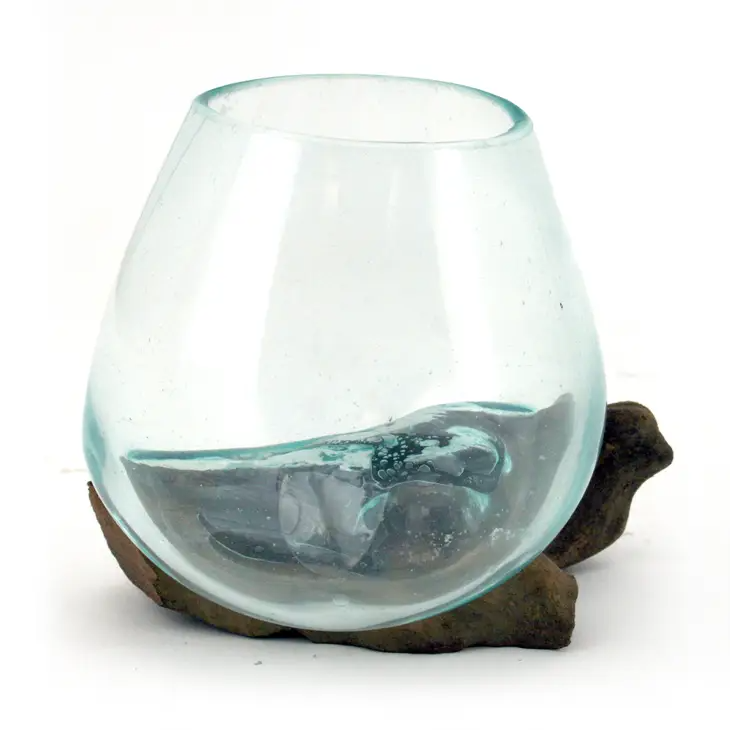 Driftwood Mini Medium Blown Glass
