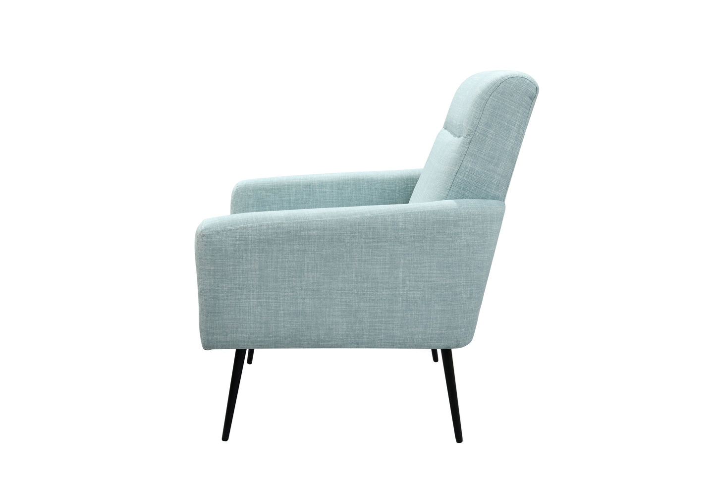 Retro Cool Blue Mid Century Modern Chair