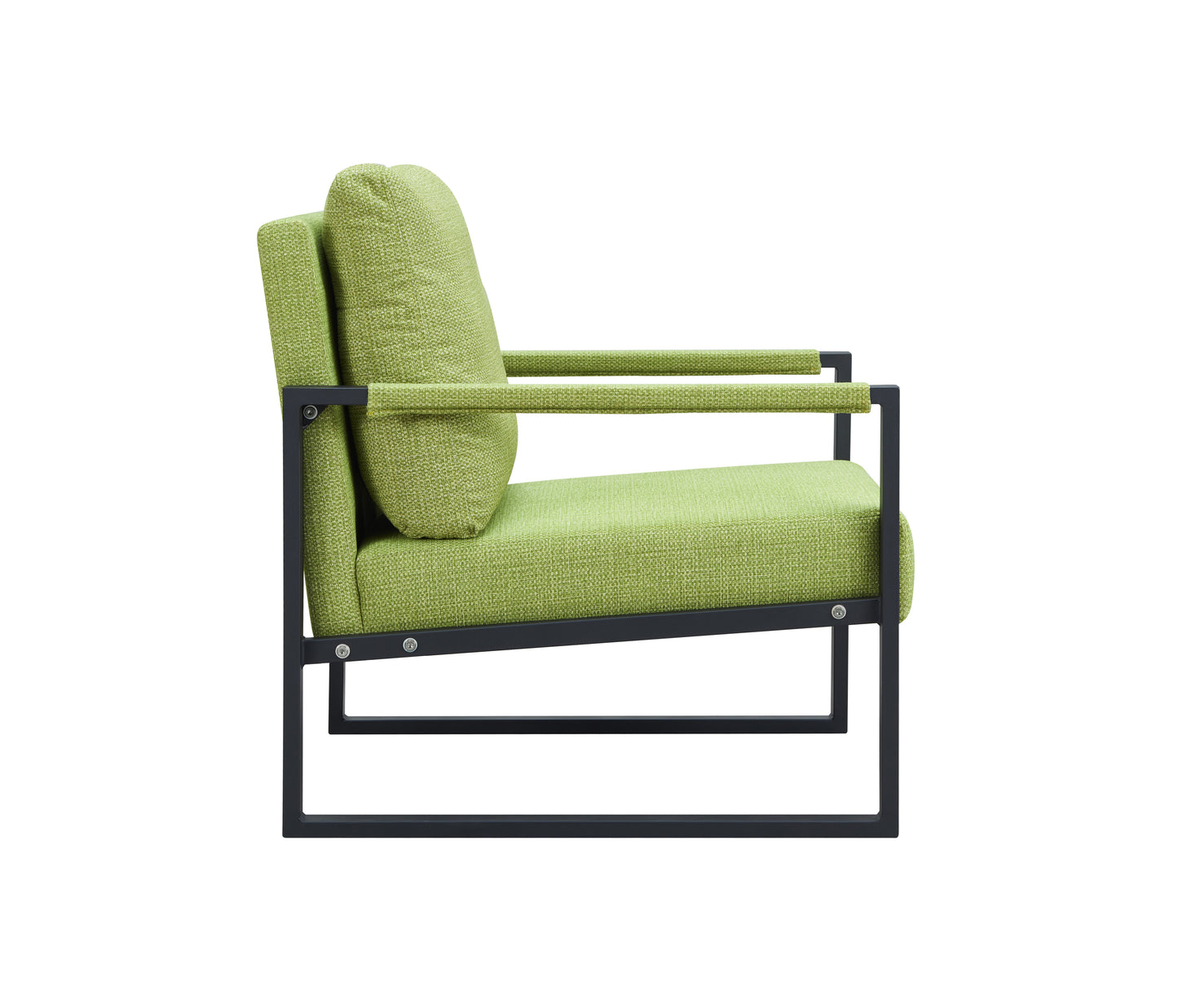 Elise Metal Framed Accent Chair- Limon Sage