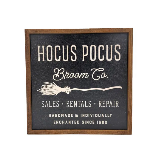 10x10 Hocus Pocus Broom Co. Halloween Decorations