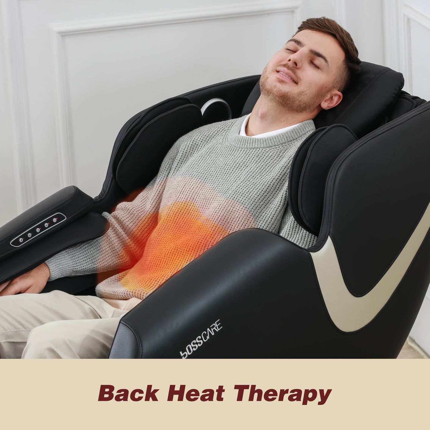 BOSSCARE Massage Chair Recliner with Zero Gravity Airbag Mas