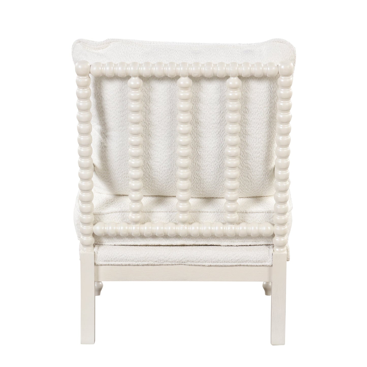 Bungalow Rose Upholstered Armchair- White