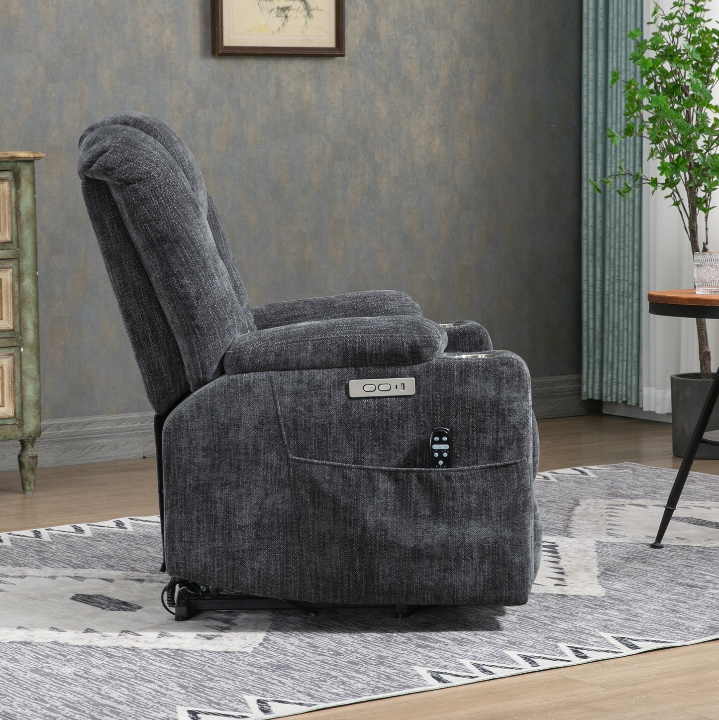 EMON'S Large Power Lift Recliner Chair with Massage and Heat