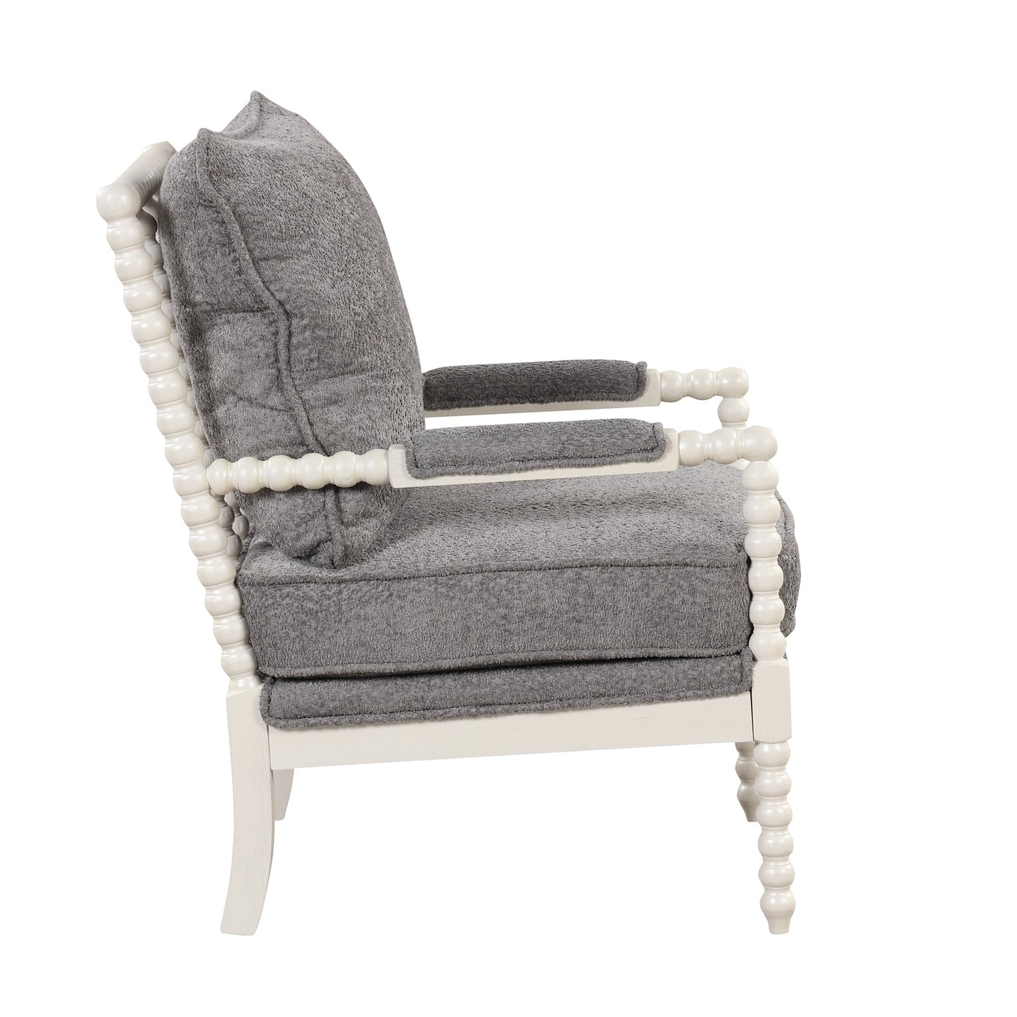 Bungalow Rose Upholstered Armchair- Grey