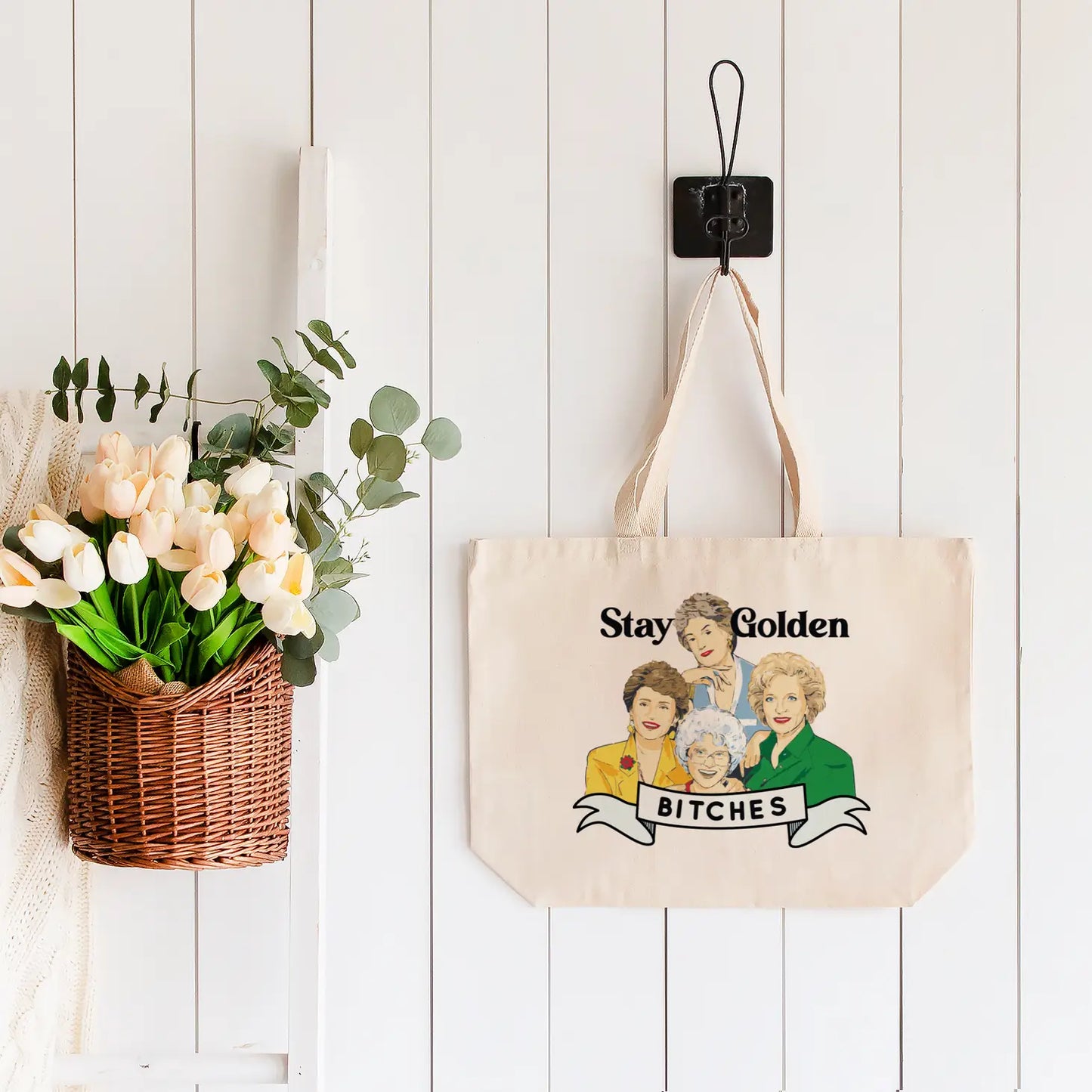 Golden Girls Stay Golden Bitches XL Tote Bag