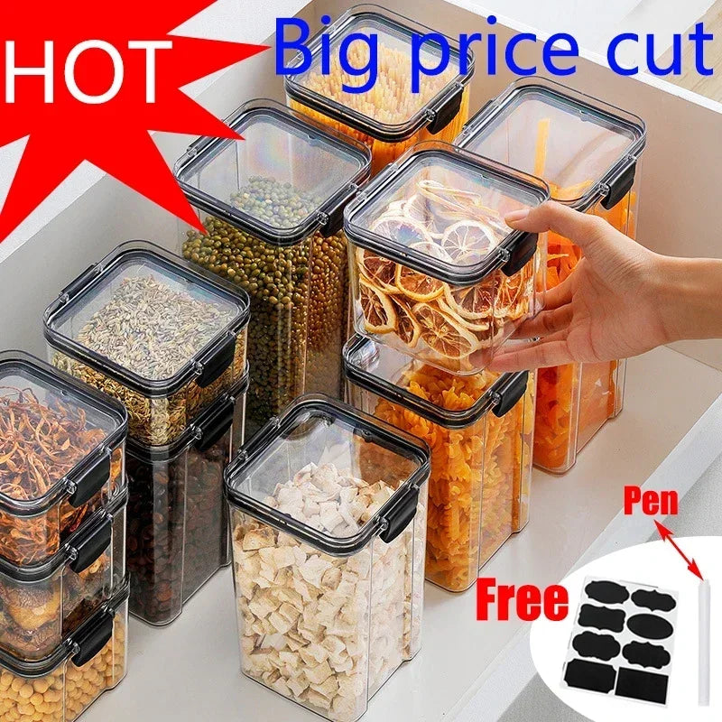 10/11pcs Airtight Food Storage Containers With Lids, Bpa-free