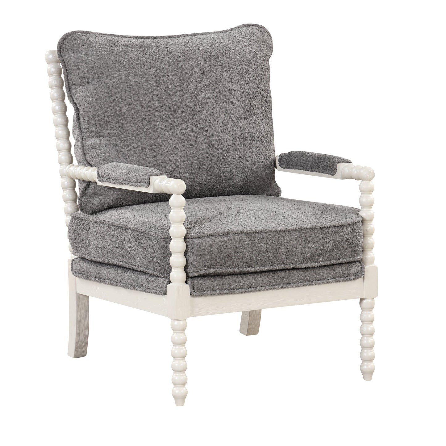 Bungalow Rose Upholstered Armchair- Grey