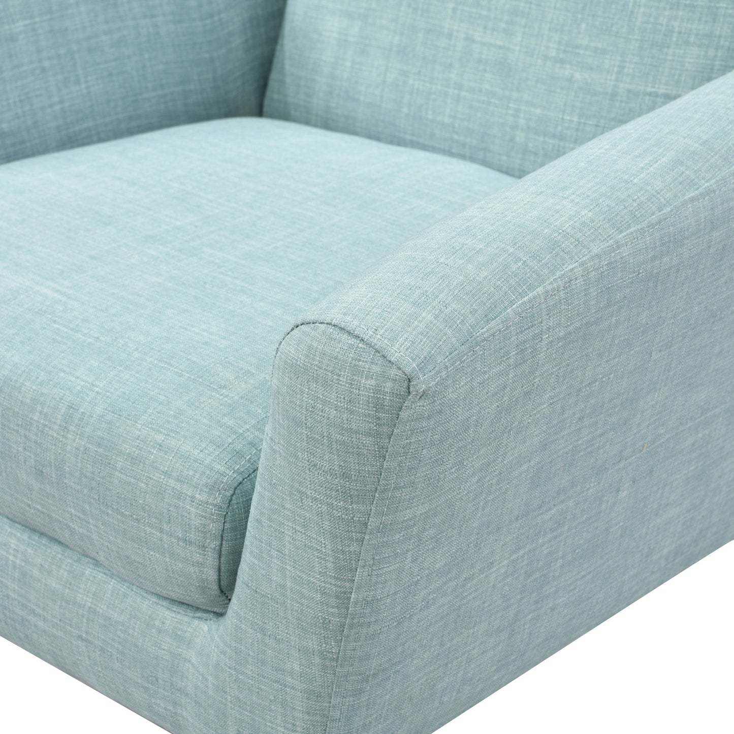 Retro Cool Blue Mid Century Modern Chair