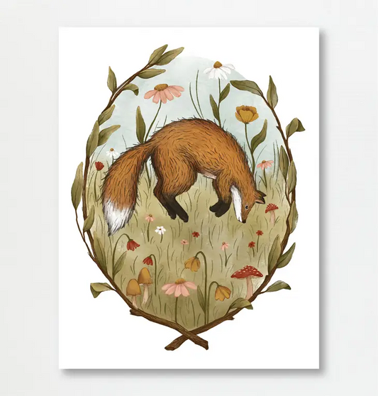 Art Print - Fox Hop