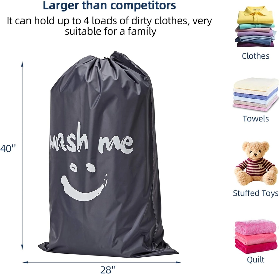 True & Tidy Extra Large Foldable Laundry Bag