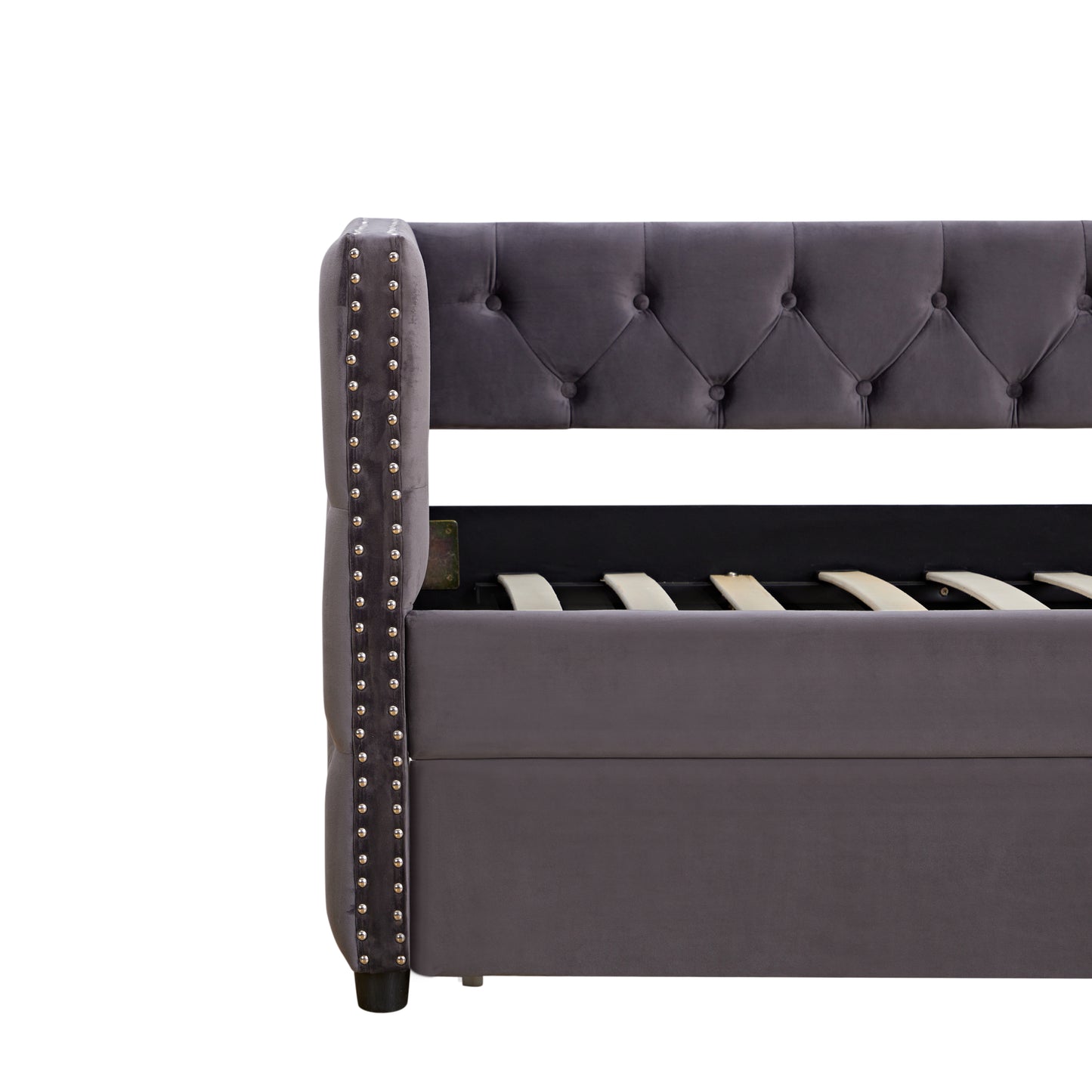 Twin Codylee Upholstered Daybed with Trundle