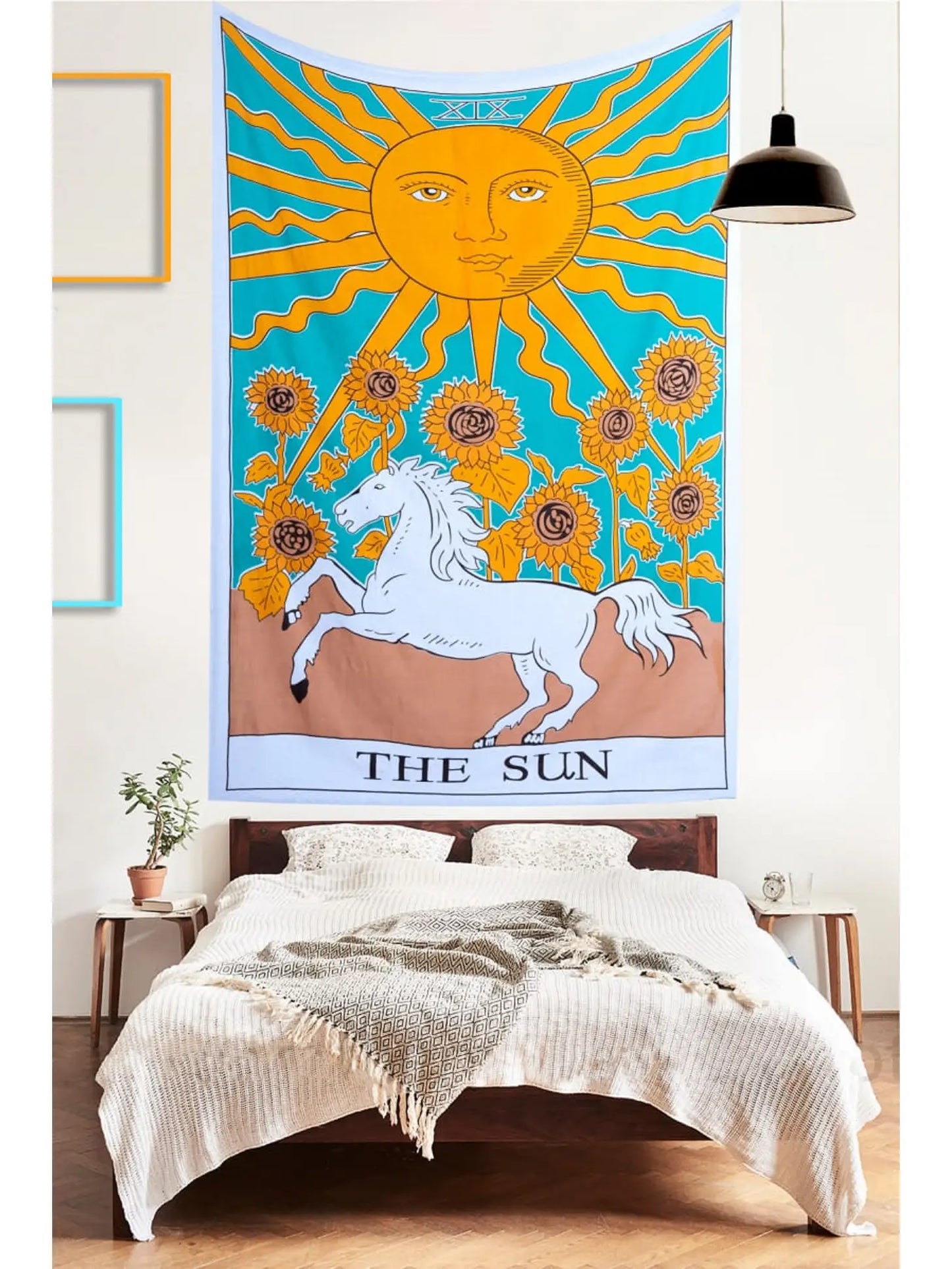 The Sun Horse Tapestry Wall Hanging Decor Medieval Europe