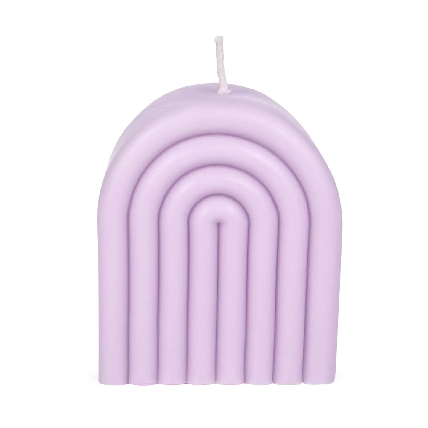 Thick Modern Arch Scented Soy Wax Candle - Lavender