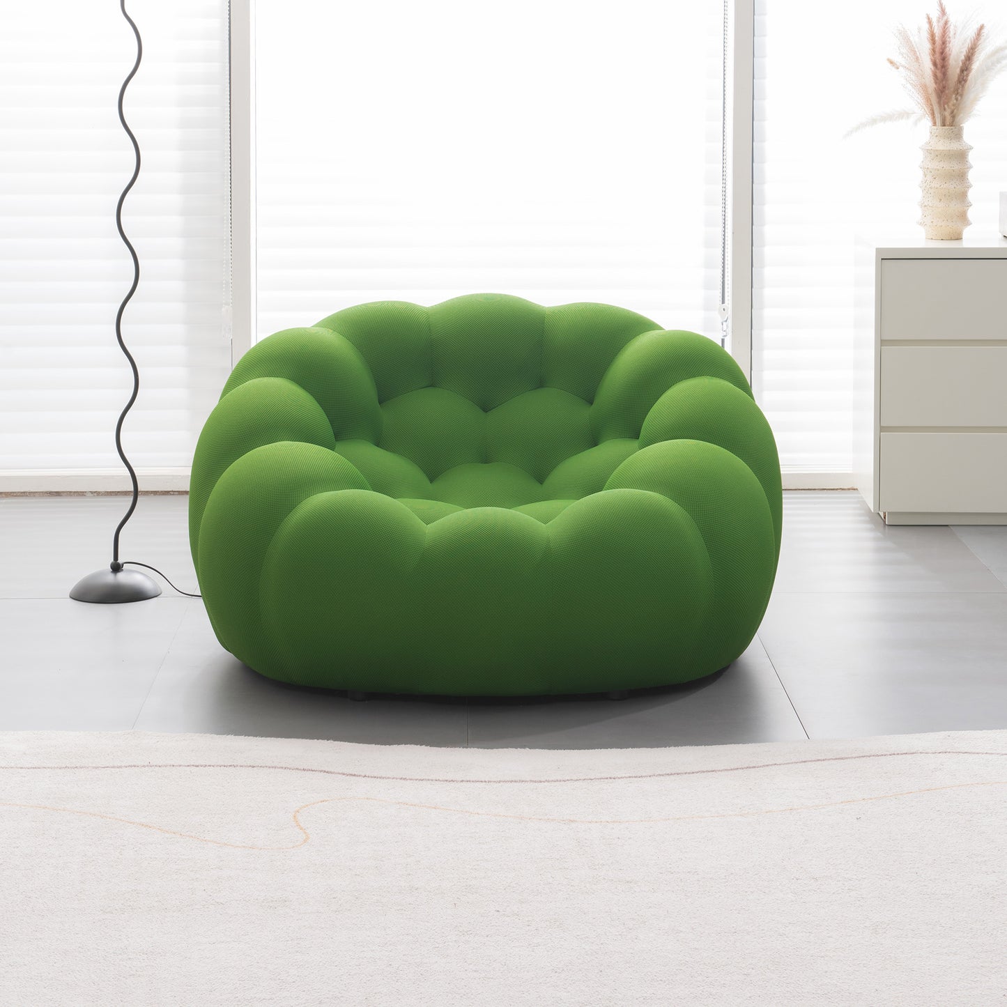 Modern Bubble Floor Chair- Green